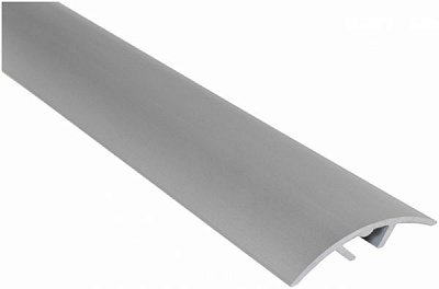 Поріжок алюмінієвий сходовий анодований Olvis приховане кріплення 30x1350 мм срібло