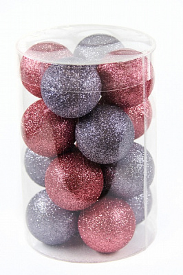 Набор елочных шаров 9545 d14,5 мм 21,5 см 16 шт./уп. 