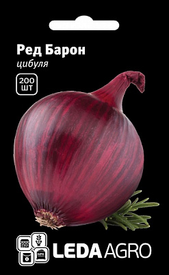 Семена LedaAgro лук Ред Барон F1 200 шт. (4820119791318)