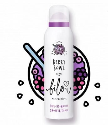 Гель-пена для душа Bilou Berry bowl 200 мл