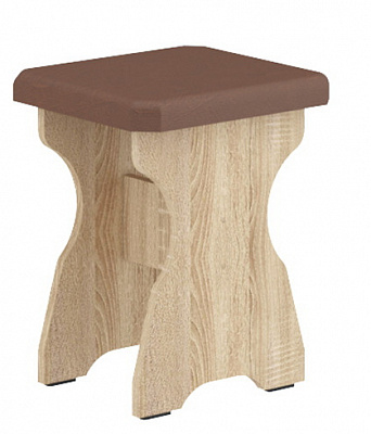 Табурет 330х450х360 коричневый / дуб сонома 