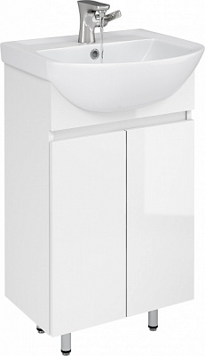 Тумба підлогова Грейд Агата 50 біла під умивальник Colombo Проксі 50
