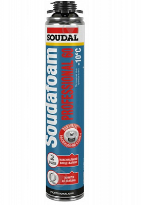 Піна монтажна SOUDAL Soudafoam Gun P60 winter 750 мл