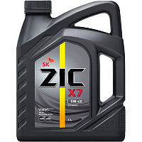 Моторне мастило ZIC X7 5W-40 4 л (162662)