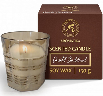 Свеча в стакане Восточный сандал (Oriental Sandalwood) 150 г 