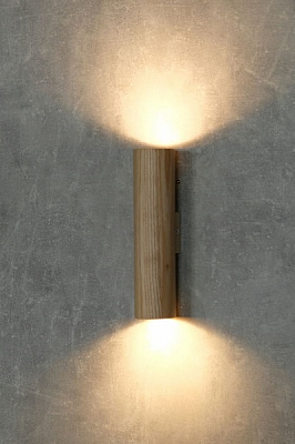 Светильник настенный Iterna Bodo 2x15 Вт ясень светлый LW092