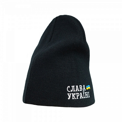 Шапка Sol's primary Слава Украин р.one size черный