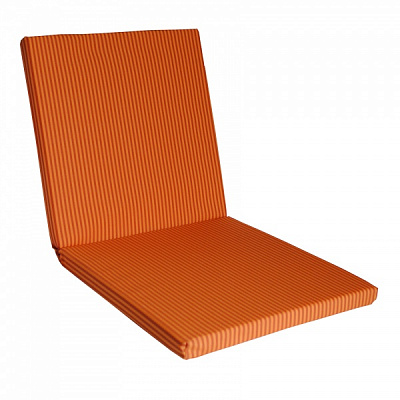 Подушка 42х84 см тексілк св.-темно помаранчеві смуги по 5 мм 1052