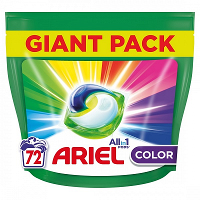 Капсули для машинного прання Ariel PODS All-in-1 Color 72 шт.