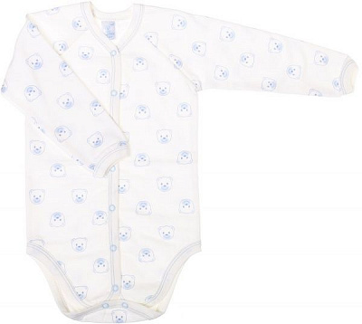 Боди детское для мальчика Baby Veres Baby Bear р.74 голубой 