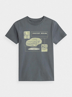 Футболка 4F J4Z21-JTSM209-32S р.134 серый