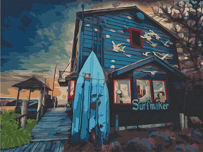 Картина по номерам Вест Корк.Ирландия 10557-АС 40х50 см ArtCraft 