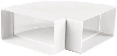 Колено горизонтальное 90°  ВЕНТС 120x60 7271