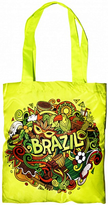 Сумка-шоппер 4PROFI Brazil 40x35 см разноцветный 
