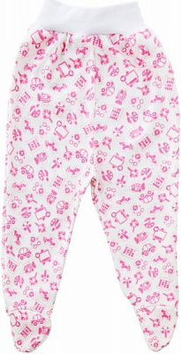 Повзунки Моя планета П 2301 р.68 білий із рожевим