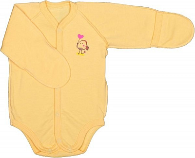 Боді дитяче для хлопчика Татошка р.56 жовтий м14253жлт
