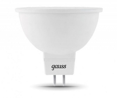 Лампа светодиодная Gauss софитная 9 Вт MR16 прозрачная GU5.3 220 В 3000 К 101505109 
