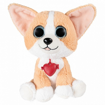 Мягкая игрушка Fancy Всматривайка Корги 22 см бежевый GKR0\S