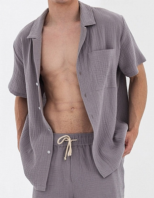 Сорочка German Volf р. S сірий (23060 )