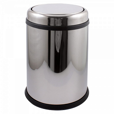 Відро для сміття EforMetal 16 л хром 64179