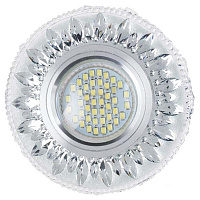Світильник точковий LightMaster з LED-підсвічуванням GU5.3 4000 К прозорий CL7088 