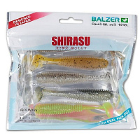 Приманки для ловли рыбы Balzer 95 мм 5 шт. силикон Shirasu Akiri Worm Color Mix 1 съедобный