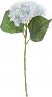 Растение искусственное Гортензия 2 листка голубой