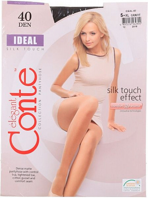 Колготки Conte IDEAL 40 den Grafit р. 5 сірий