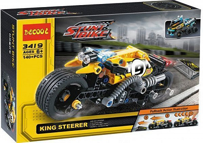 Конструктор Brick Трюковый мотоцикл 3419