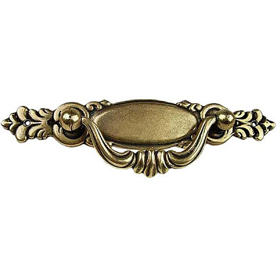 Меблева ручка 64 мм антична латунь REI 1091