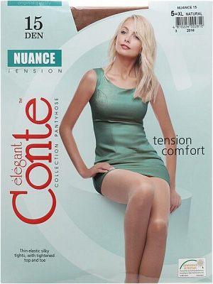 Колготки Conte NUANCE 15 den natural р. 5 коричневий
