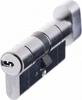 Циліндр Abus KD6PS 40x40 ключ-вороток 80 мм матовий нікель