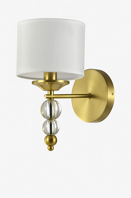 Светильник настенный Sensio Aurelia E14 белый/золото PR-PL321164W-1