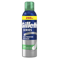 Пена для бритья для чувствительной кожи GILLETTE Series с алое вера 250 мл
