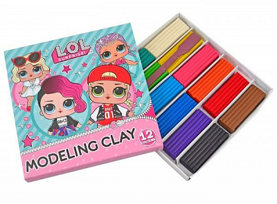 Пластилін 12 цв. 