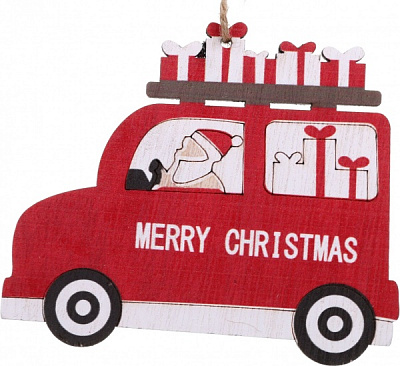 Декоративна підвіска Машина 10,5x12 см 6014-78