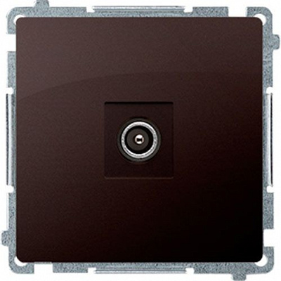 Розетка TV Simon Basic шоколадний BMAK3.01/47