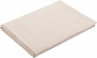 Полотенце вафельное 100x150 см бежевый 