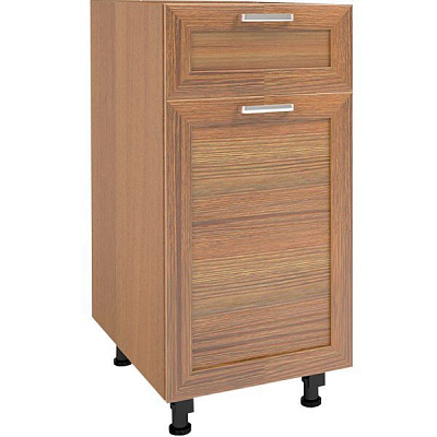 Тумба нижня МС Дуб родос Ням-1 40/82/52 (1+1) з метабоксом горіх лісовий рамковий Грейд