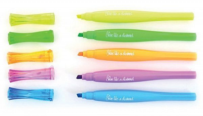 Маркер текстовый YES 390438 разноцветный 