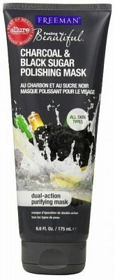 Маска для обличчя FREEMAN Feeling Beautiful Вугілля і чорний цукор 175 мл 1 шт.