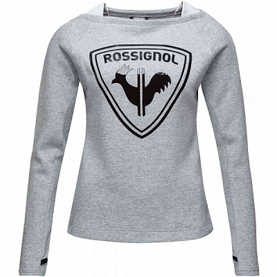 Джемпер Rossignol W LIFETECH ROUND NECK RLIWS04-280 р. L серый