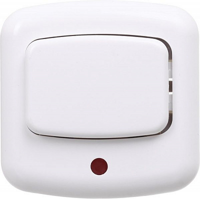 Кнопка звонка AMPERIA А-893 белый