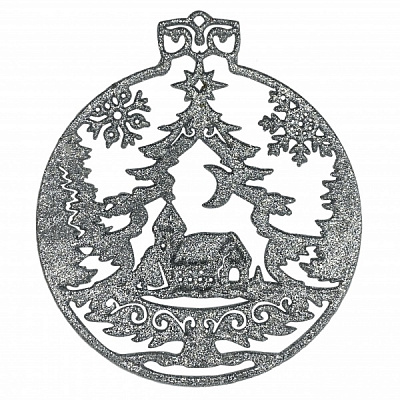 Подвеска MISLT Рождественская ночь ChrisN004 3 см