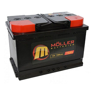 Акумулятор Moller Starter 75 Аг 720 А Євро