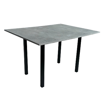 Стіл-трансформер 900(1200)x600x750мм ательє світлий/чорний