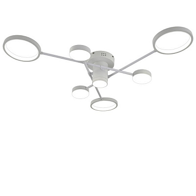 Люстра светодиодная Victoria Lighting Fabia/PL4+3 55 Вт белый 