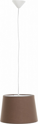 Світильник підвісний Corep Mini-Tambour 1x100 Вт E27 коричневий 5356