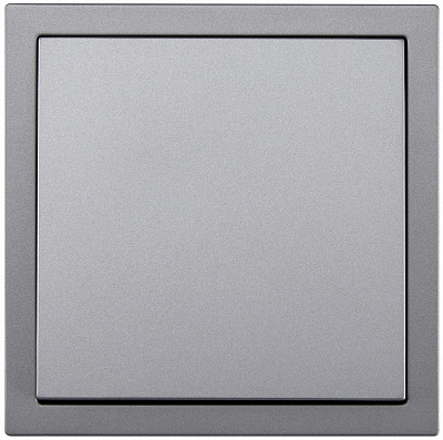 Механизм выключателя одноклавишный HausMark Juna без подсветки серый 7041-3588-100QC