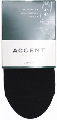 Носки мужские Акцент (ультракороткие) 0 0709 348 р. 29 черный 